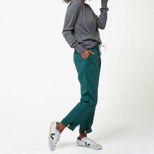 Pact Women's Woven Roll Up Pant - Size Small